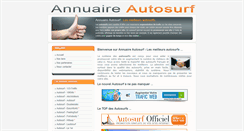 Desktop Screenshot of annuaire-autosurf.com