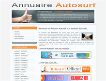 Tablet Screenshot of annuaire-autosurf.com